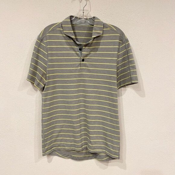 Lululemon Evolution Striped Polo Size Small EUC - Picture 1 of 4